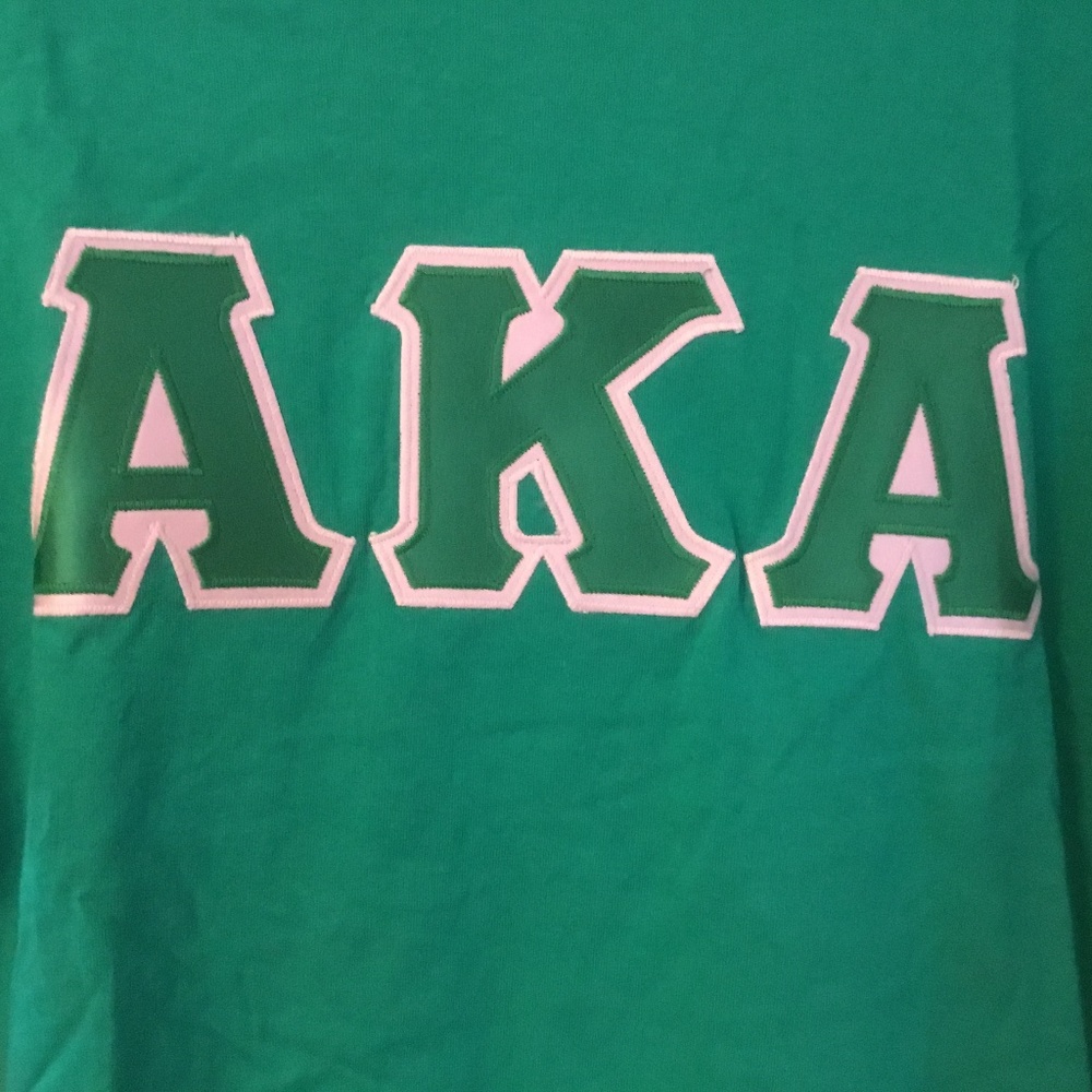 AKA Sorority T Shirt (Stitched Letters) New! - Picture 2 of 5